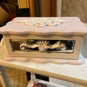 Bowring decorative Pink Jewelry Box with drawer